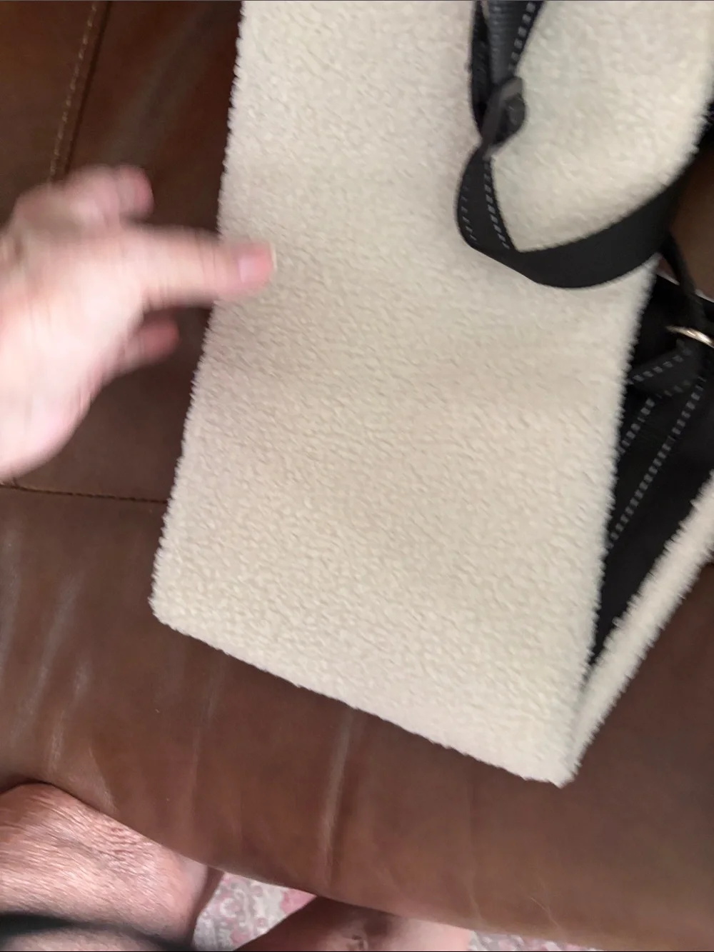 Loopani Black Sherpa pet Slong